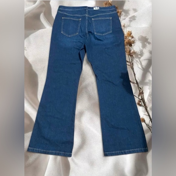 Gap 70s Flare High Rise Wide-Leg Full-Length Jeans – Premium Denim - Picture 6 of 9